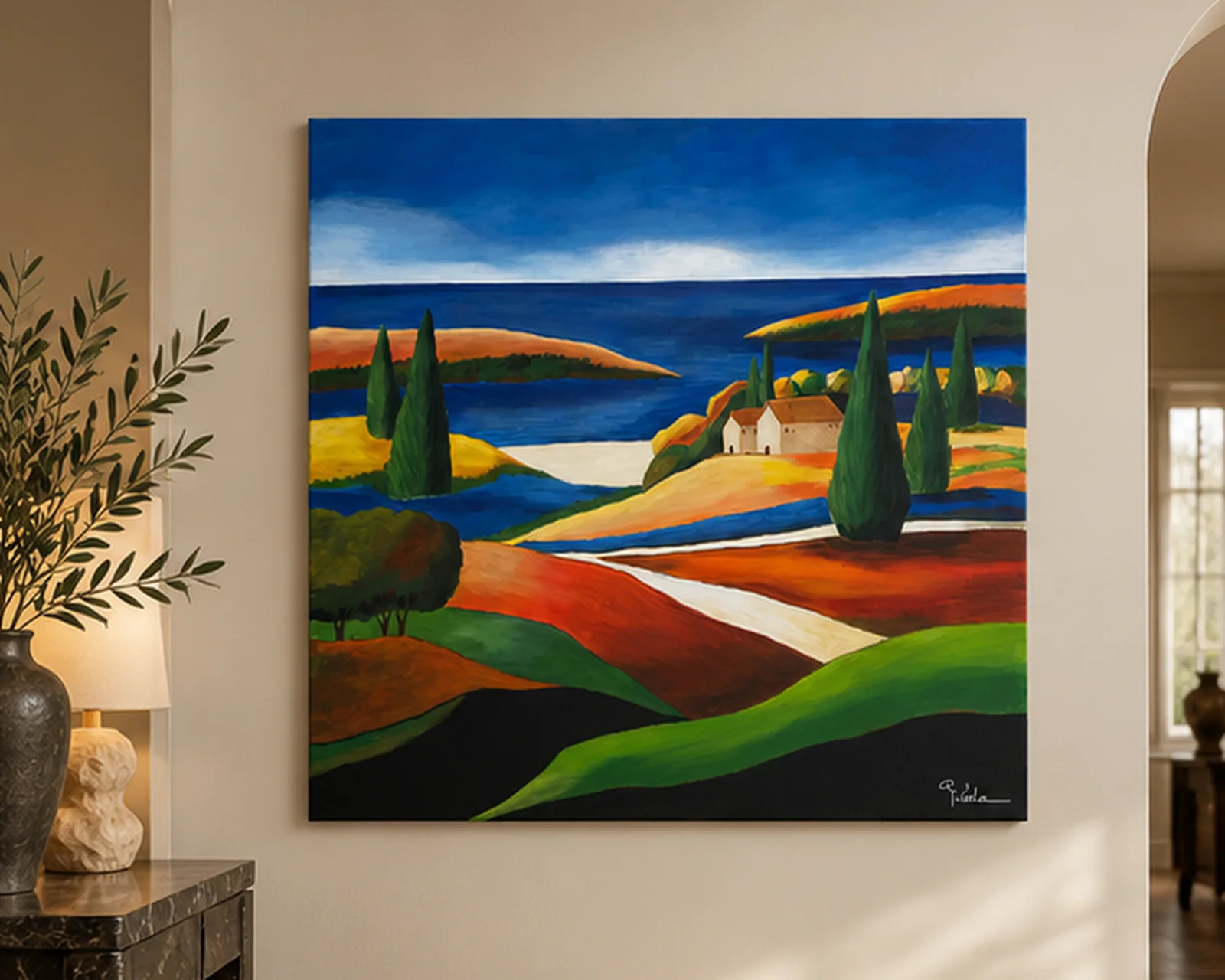 Gilda – Paysage aux cyprès